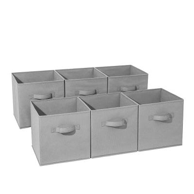 China OEM China Sustainable Wholesale Household Cloth Storage Containers Convenient Collapsible Collapsible Collapsible Boxes& Bins Stackable for sale