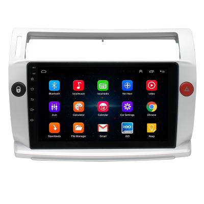 China GPS Navigator GPS Multimedia Player 9 Inch Android Car DVD Player For Citroen c4 2004 2005-2011 for sale