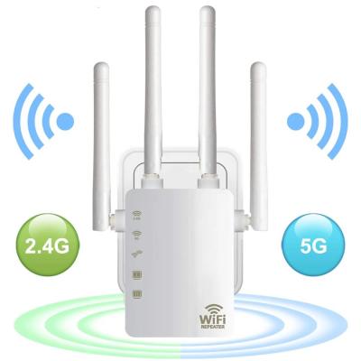 China 1200mbs network booster dual band wifi extender 2.4G 5.0Ghz wifi repeater WD-R1200U for sale