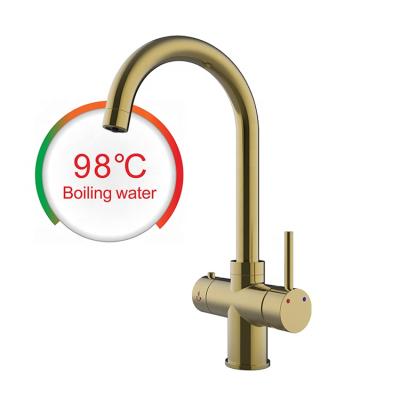 China Electric Faucets Manufacture Supply 3 Way Kitchen Instant Boiling Water Faucet for sale