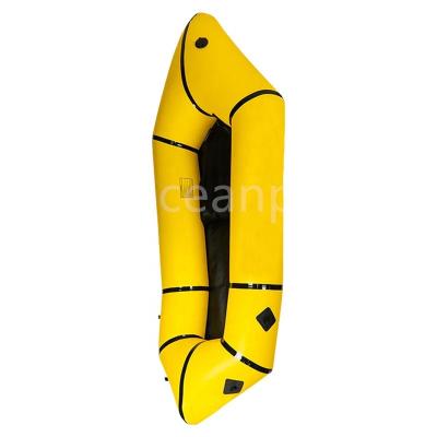 China Lightweight fishing/adventure river raft adventures/bikerafting fun whitewater transporter rowing boat for beginner for sale