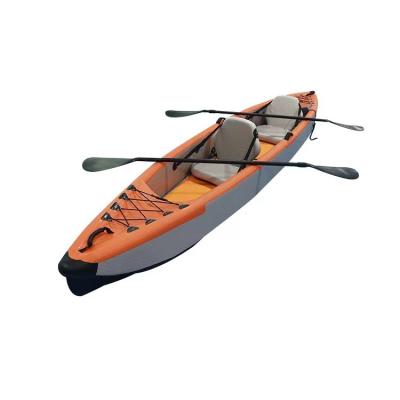 China Water Entertainment 2 Person Dropstitch Single Or Double High Pressure Inflatable Kayak For Sale for sale