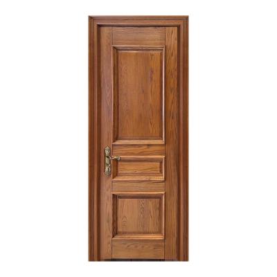 China Interior Sound Insulation Wholesale Price MDF HDF Melamine Molded Wooden Door for sale