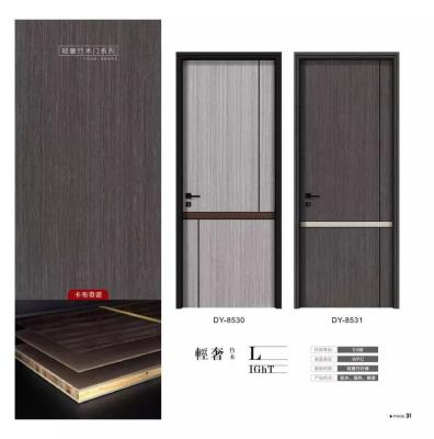 China Good Quality Wpc Modern Design Waterproof Decorative Fiberglass Interior Door Skin for sale