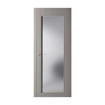 China Sound Insulation Door China Manufacture Modern Home Front Entrance MDF Door With Glass for sale