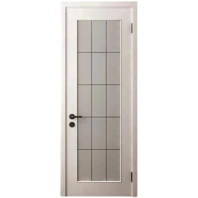 China MDF Interior Cheap Sound Insulation Door Water Resistant Bathroom Door for sale