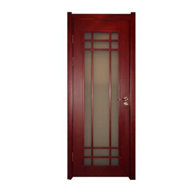 China New Design Sound Insulation PVC Coated PVC Wooden Stable Door MDF Quality Door Glass Door for sale