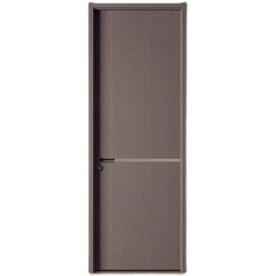 China Sound Insulation PVC Door With WPC Door Frame For Home Interior Use for sale