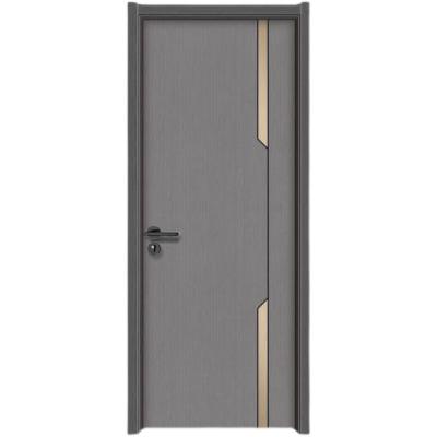 China European Sound Insulation Bathroom Bedroom Houses Interior Room Wooden Entrance Door for sale