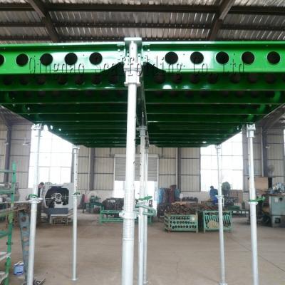 China Green Modern Formwork System Early Formwork Metal Stripping Formwork for sale