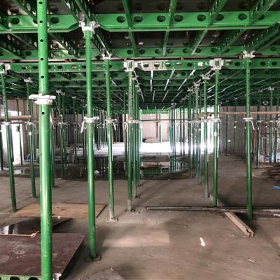 China 6061-T6 Green Aluminum Prop Panel Formwork Flatslab Early Stripping Formwork For Concrete Construction for sale