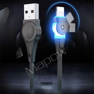 China Mobile Phone 180 Degree Rotate Fast Charging Mobile Data Cable for sale