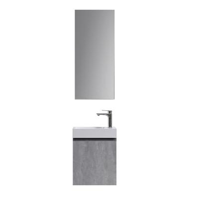 China Amy Modern Modern 18 Inch Luxury Vanity Hand Basin Sink Furniture Antique Simple Bathroom Cabinets For Hotels for sale