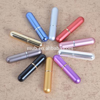 China Portable 5ml Pocket Personal Care Personal Care Perfume Atomizer Refillable Travel Perfume Spray Bottles for sale