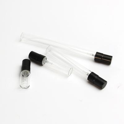 China Personal Care Mini 2ml 3ml 5ml 10ml Pocket Spray Perfume Glass Bottle Empty Clear Refillable Glass Perfume Bottles Sample Spray Portable Vials for sale