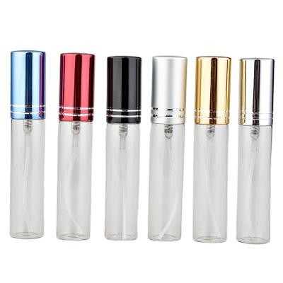 China Personal Care MUB 5ml 10ml Mini Round Refillable Glass Spray Bottle Pocket Travel Spray Perfume Bottle for sale