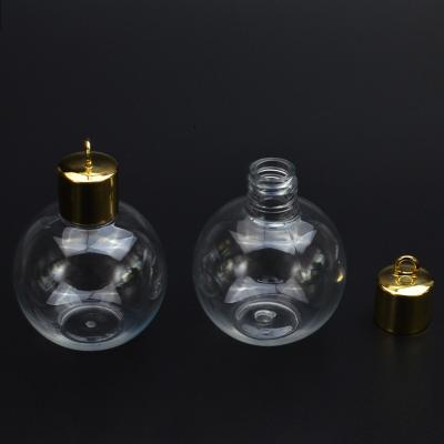 China Wholesale 90ml Personal Care Ball Shape PET Empty Plastic Packaging Bottle With Screw Cap for sale