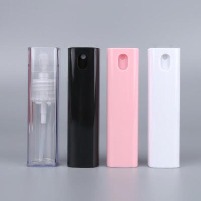 China Personal Care MUB 10ml Square Spray Bottle Plastic Pocket Spray Bottle Plastic Vials For Perfume Sample for sale