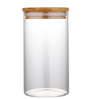 China Freshness Preservation New Arrival Storage Jar Pudding Food Glass Jar With Lid for sale