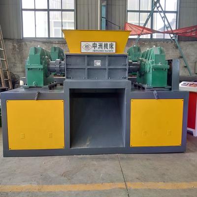 China Double shaft garbage crushing machine plastic scrap metal shredder machine for plastic recycling/metal recycling for sale