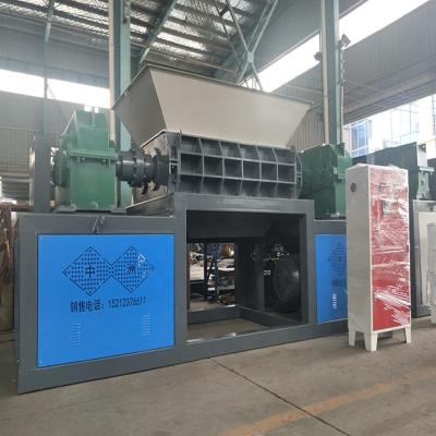 China 300 model double shaft Mini Shredding Machine Portable Plastic Shredder recycling machine with a set of blades for sale