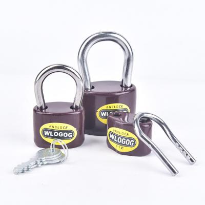 China Durable High Security 45 50 60 Mm Cerrar Custom Modern Iron Padlock Hard Steel Security Lock Candado Cerrar for sale