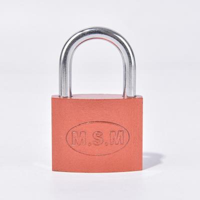 China Fechadura Direct Sales Application Durable High Security 20-75MM Wide Red Color Iron Fechadura High Quality Padlock for sale