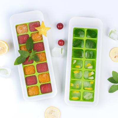 China Amazon Best Viable Selling Portable Ice Cube Tray Ice Cube Tray Silicone Ice Cube Trays for sale