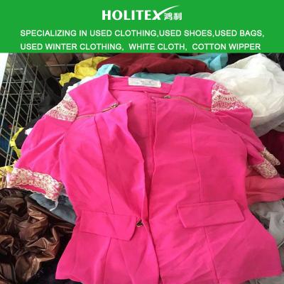 China Used Clothing Offer Good Quality Used Clothing Ladies Loose Fashion Jacket for sale