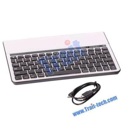 China High Quality Aluminum Case Wireless Bluetooth Keyboard for Tablet / Laptop / Smartphone for sale