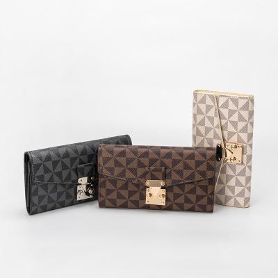 China Carteras de mujer de marks d'Al de por mayor waterproof famosas marks designer brand leather wallets and cardholders for women men for sale