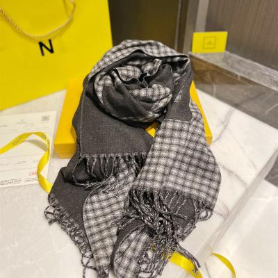 China Designer F Winter Long Print Scarf Brands Famous Luxury Brand Cashmere Scarves For Women Warmer Winter for sale