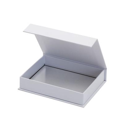 China Materials Custom Packaging Company Recycled White Magnetic Jewelry Gift Boxes With Lids for sale