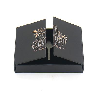 China Recyclable Black Matte Finishing Good Paper Cardboard Gift Box For Sale Employee Friend Girlfriend Present for sale