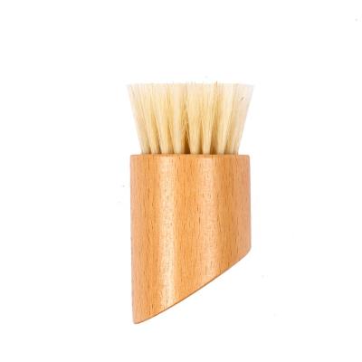 China Face Washing Wholesale Customizable Face Brush Wooden Natural Facial Cleansing Brush Bristle Brush for sale