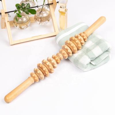 China Eco-friendly Wooden Massage Tools, Anti Cellulite Massage Roller, Wooden Massage Tool Manual Fascia Cubed Wooden Roller for sale