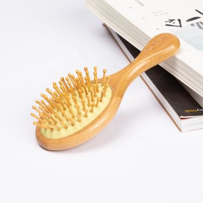 China For Home Use OEM/ODM Mini Travel Bamboo Wooden Healthy Comb Air Cushion Airbag Hairdressing Comb Hotel Household Comb for sale