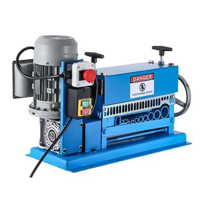 China Wire Processing Home use 1.5-38mm electric automatic Motorized 1HP 110V/220V  Copper Wire Stripping Machine for sale