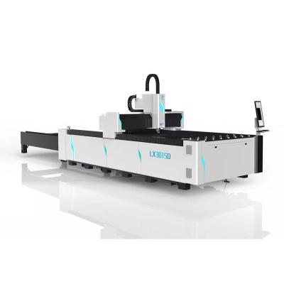 China Automated Loading Double  Exchange table for steel metal cutting 3015 fiber laser cutting machine for sale