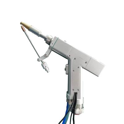 China Manufacturing Plant 3 in 1 Handheld double wobble fiber laser welding head gun for laser welder handheld welding machine for sale