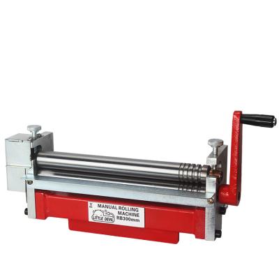 China Garment Shops Homework DIY use mini metal manual plate rolling machine 300mm bending machine for sale