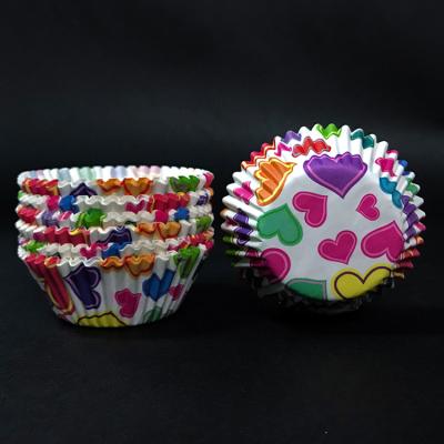 China Wholesale Disposable Cupcake Shape Party Gift Celebration Gift Roll Heart Shaped Paper Cup for sale