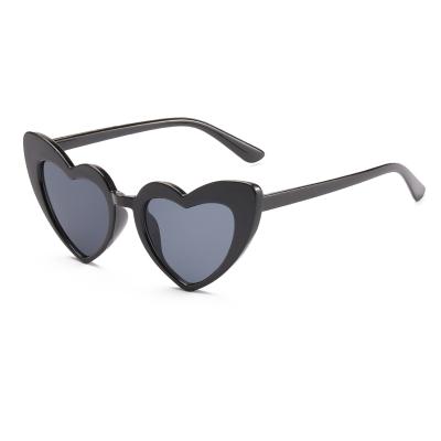 China Heart-shaped frame Love&Rose Kids Heart Sunglasses 2022 top brand cute gradient children's sunglasses PC heart-shaped frame children's sunglasses for sale