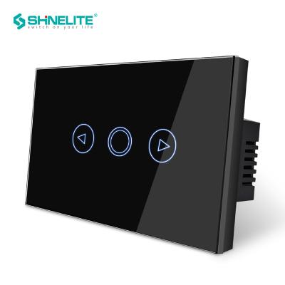 China Dimmer Touch Siwtch SHINELITE Lamp Switch Wall Switch with Tempered Glass Panel for sale