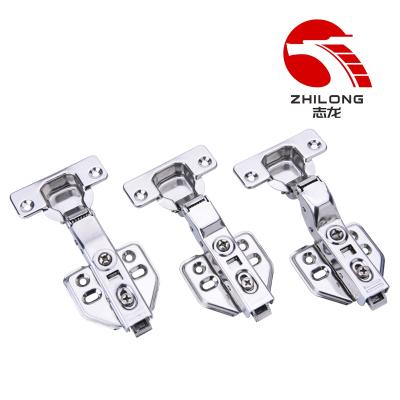 China Modern Stainless Steel Cabinet Door Hinge Damping Silent Buffer Hydraulic Cabinet Hinge Furniture Hardware Accessories for sale