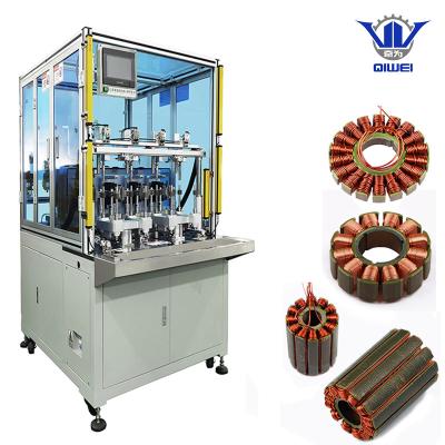 China Full Automatic Winding Fan Bobbin Coil Winding Machine Coil PLC CNC Electric Motor Coil Winder Cooler Fan for sale