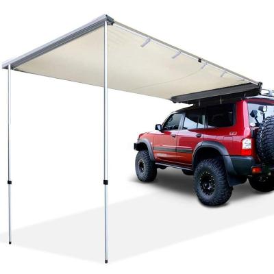 China 4WD 3X3M Car Awning Gray Caravan 4WD Ute Side Shade Roof Rack Camping Cover Tent for sale