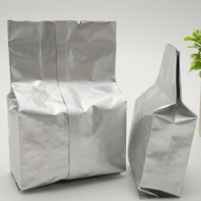 China Custom Aluminum Foil Soft Pack Tea Moisture Proof Coffee Gusset Side Printing Packaging Bags for sale