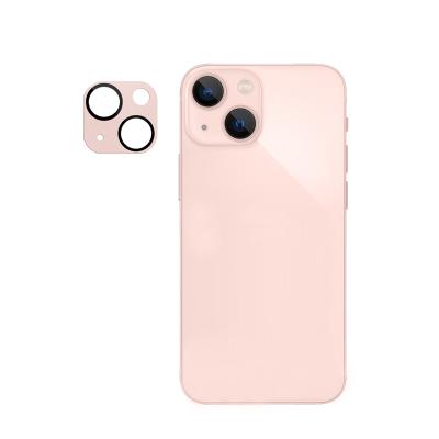 China Premium Quality Cell Phone Tempered Glass Film Camera Lens Protector Saver Camera Lens For iPhone 13 mini 5.4 /13 6.1 inch Camera Protector-Pink for sale