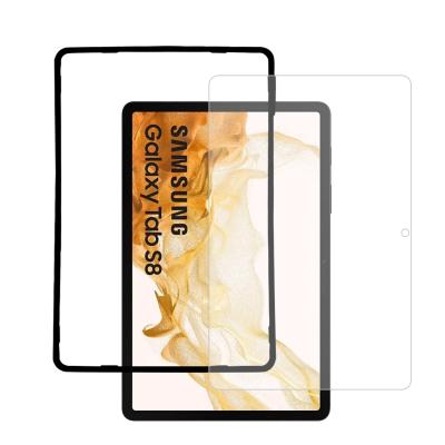 China PC/Notebook 9H 2.5D Clear Space Tempered Glass Film Screen Protector Saver For Samsung Galaxy Tab S8 Tempered Glass Screensaver for sale